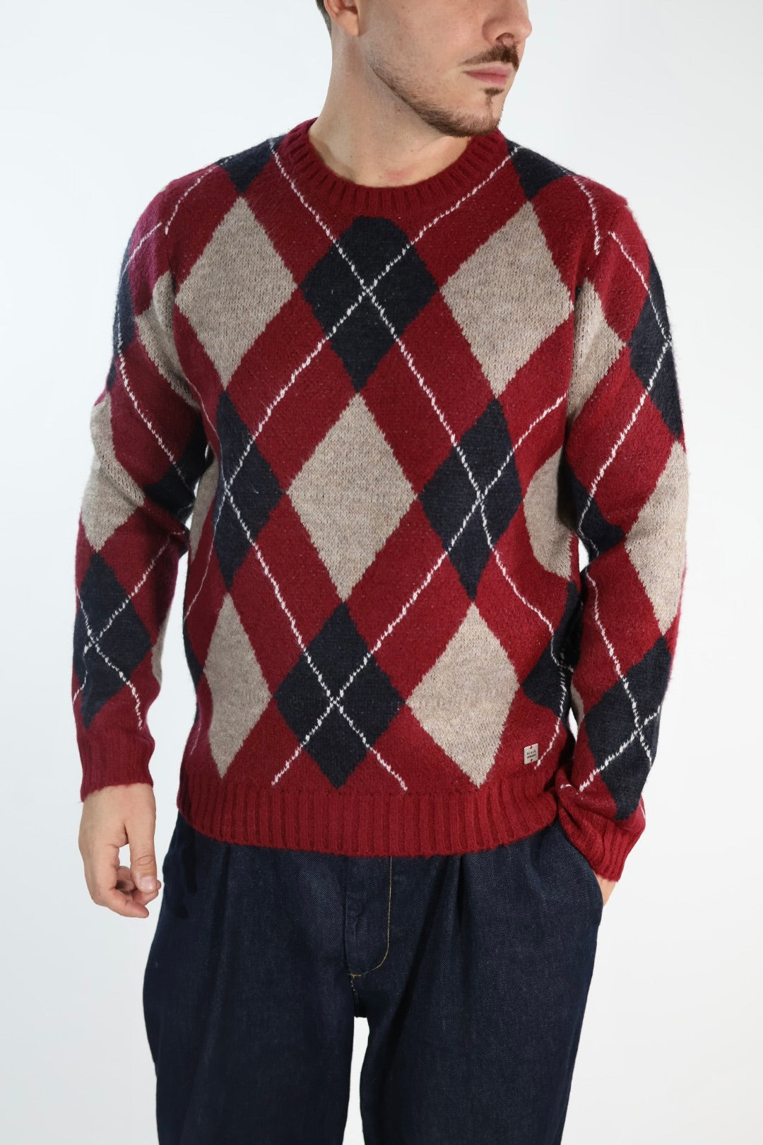 Maglione berzot36 rombi BL11