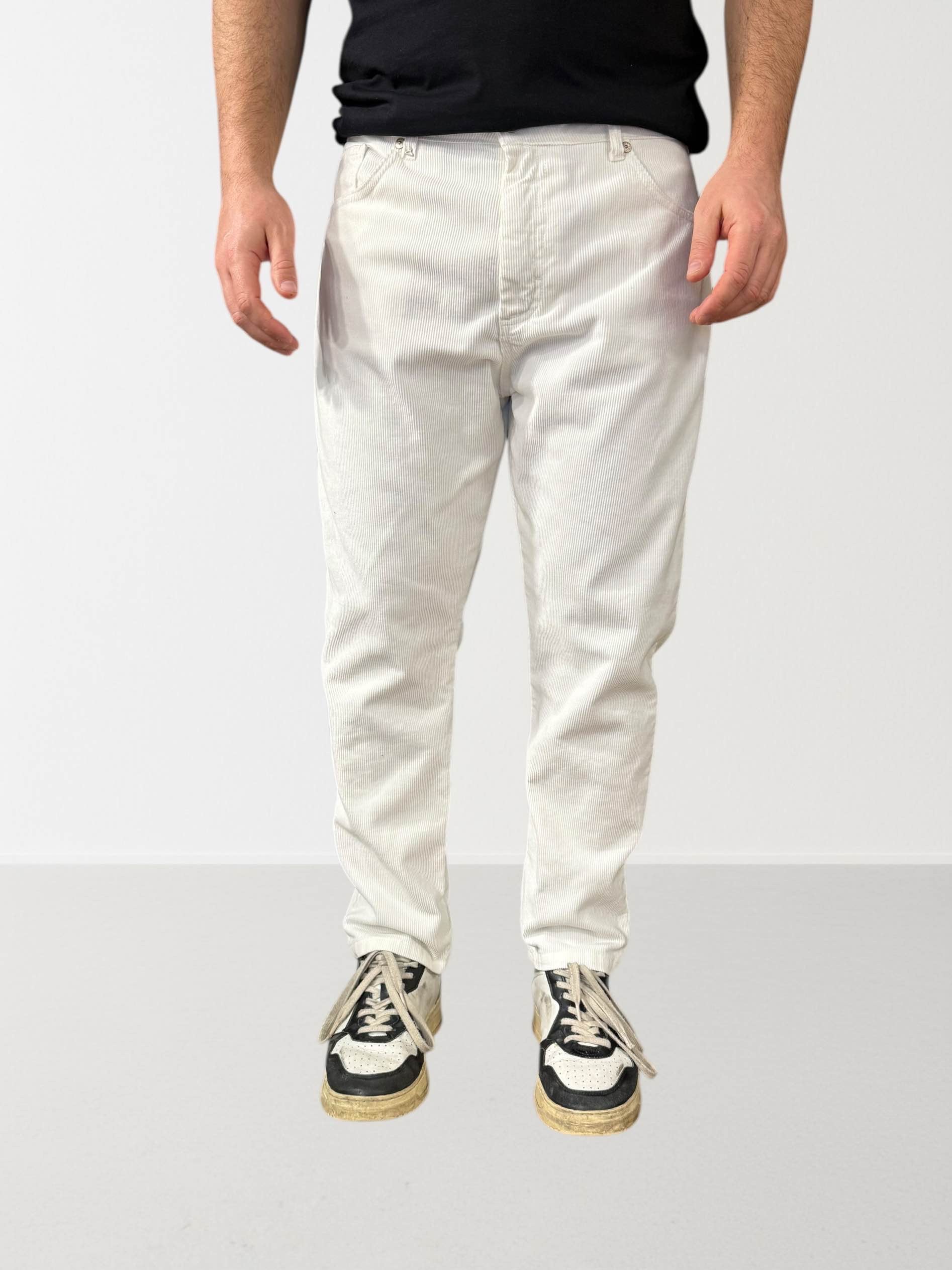 Pantalone velluto cropped maracana  073 BERNA
