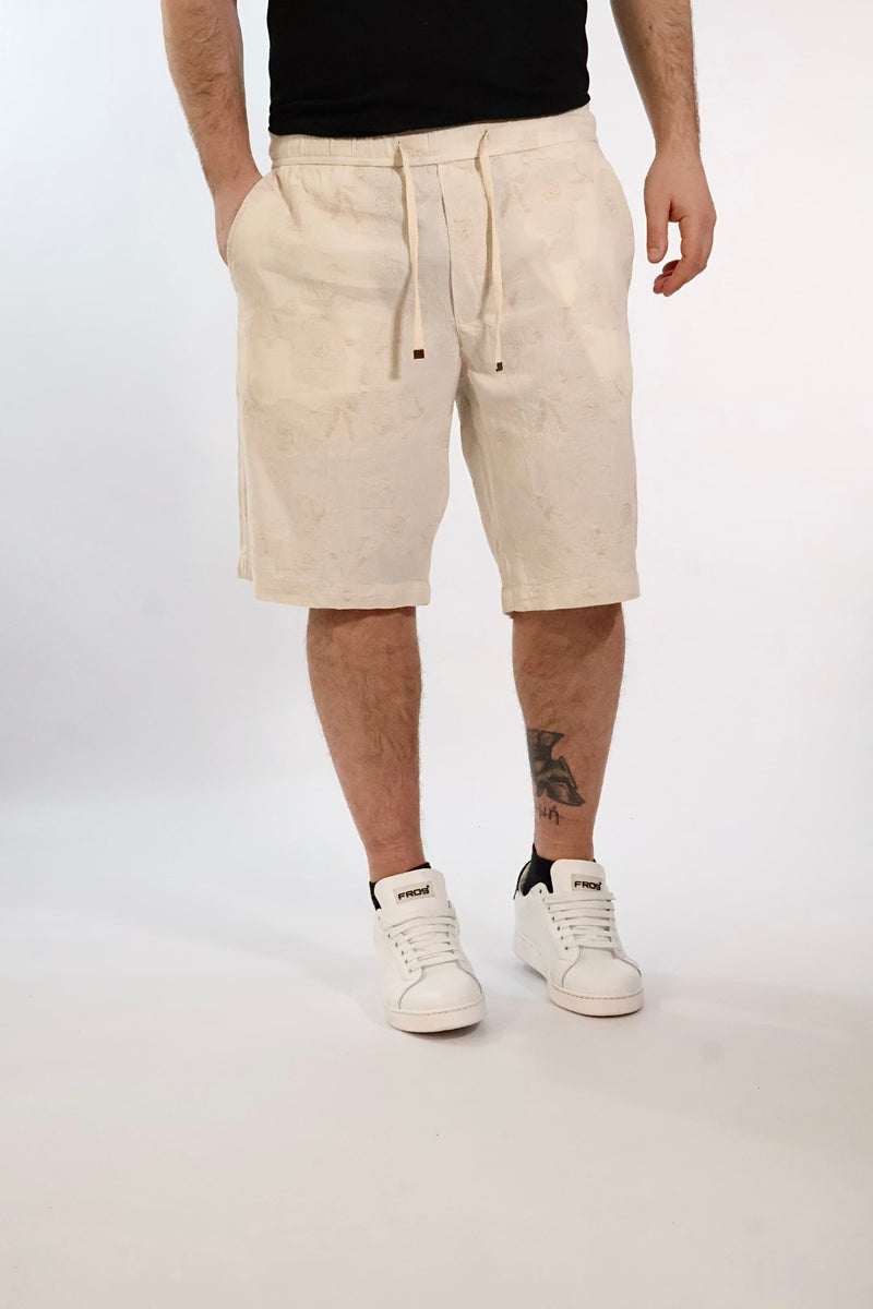 Bermuda coulisse jaquard 730 BL11