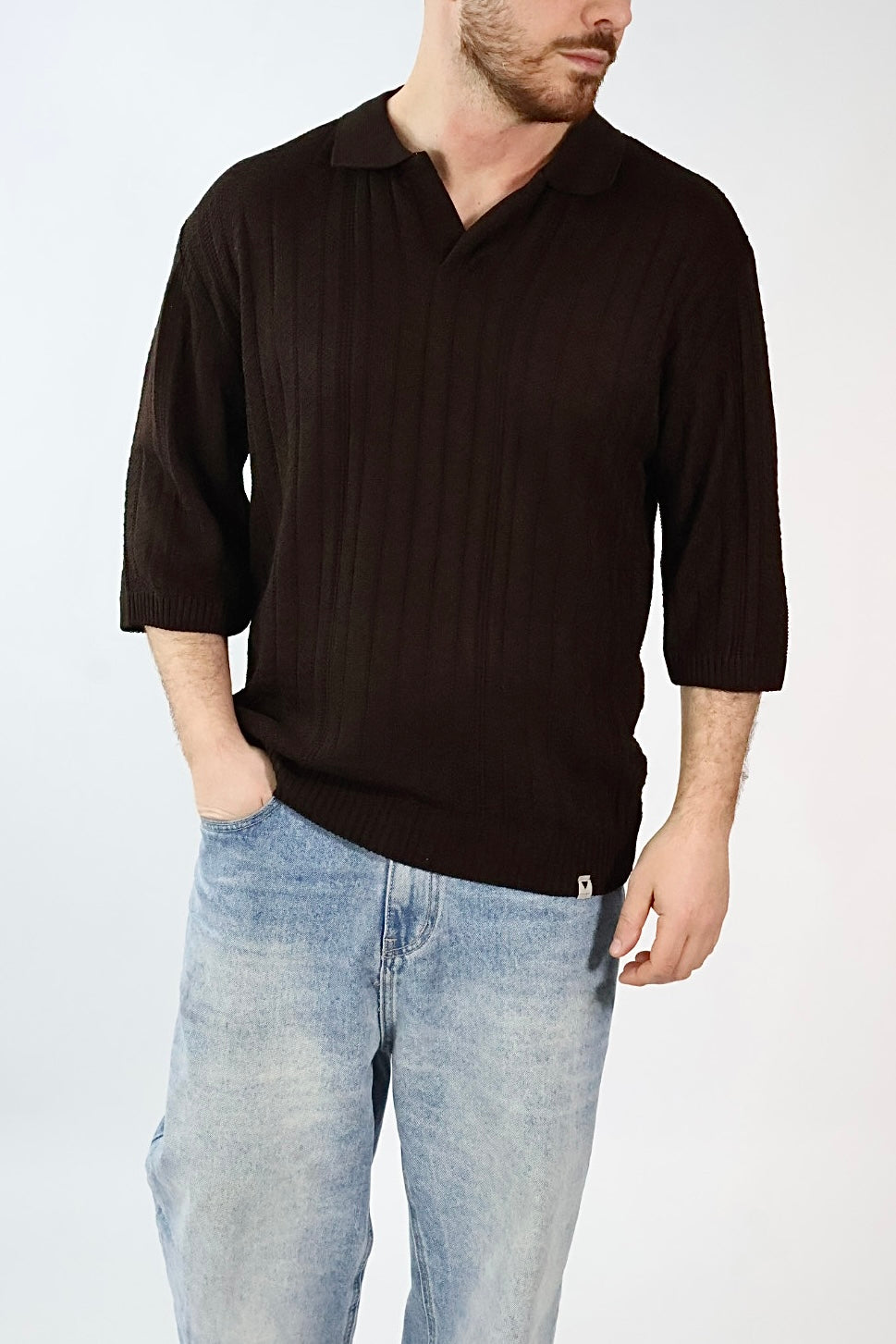 T shirt polo in maglia derby KIM 49 WHY NOT BRAND