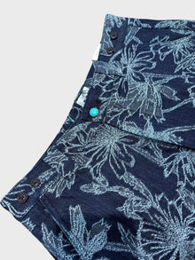 Pantalone ricamo floreale 126 BERNA