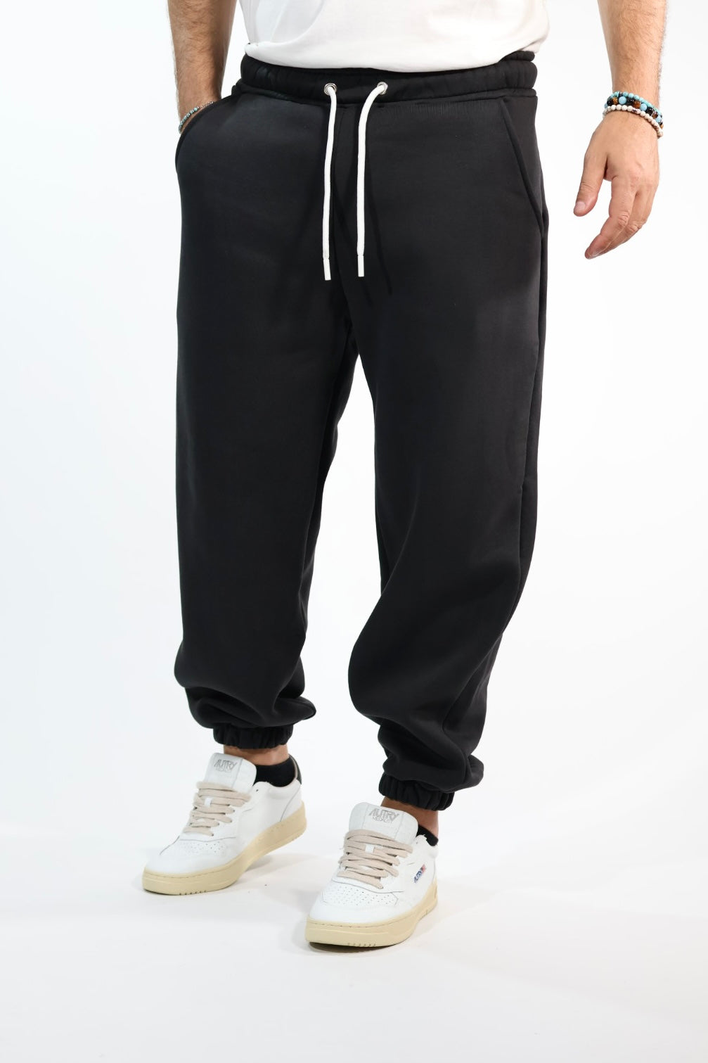 Pantalone 074-33 jogger piombo  BERNA