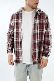 Camicia check flanella cappuccio 790 DISCLAIMER