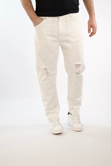 Pantalone cropped maracana  destroyed 077 BERNA