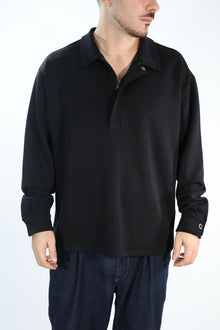 Polo felpa fi43210001 mezza zip viscosa BL11