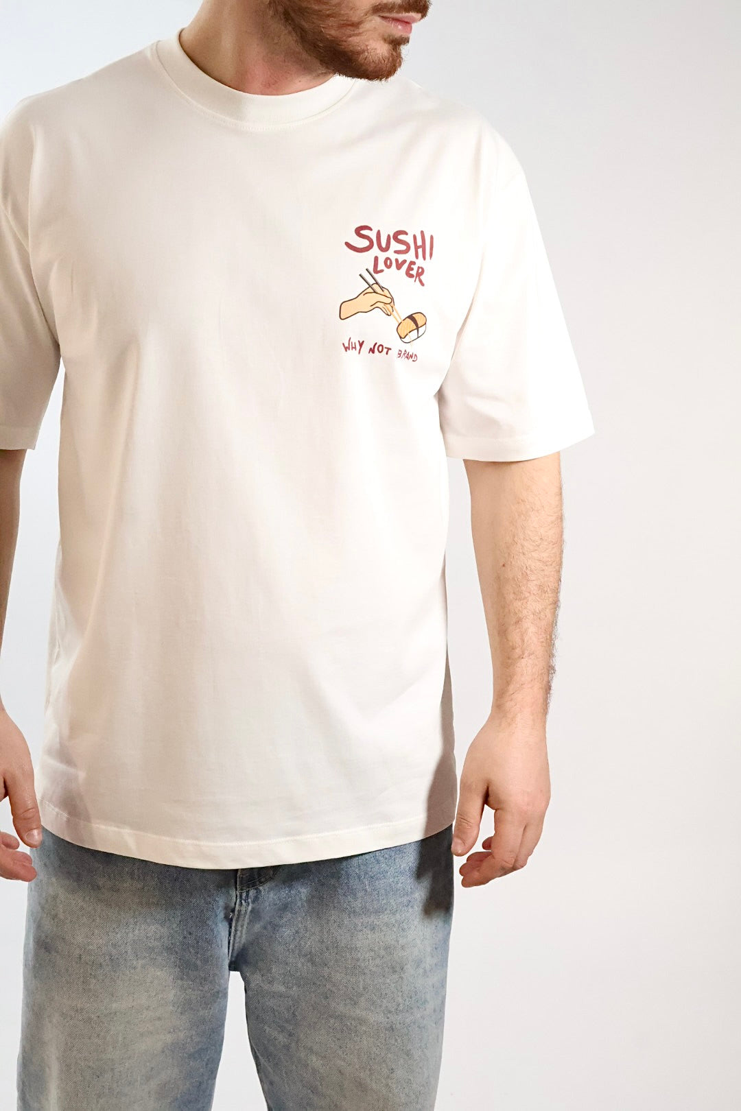 T shirt sushi lover MS81 WHY NOT BRAND