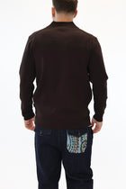 Maglioncino M14 lupetto full  zip moro OVERD