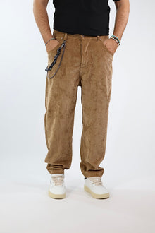 Pantalone velluto tapered fit P83 OVERD