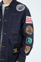 Giacca denim patch 385 BERNA