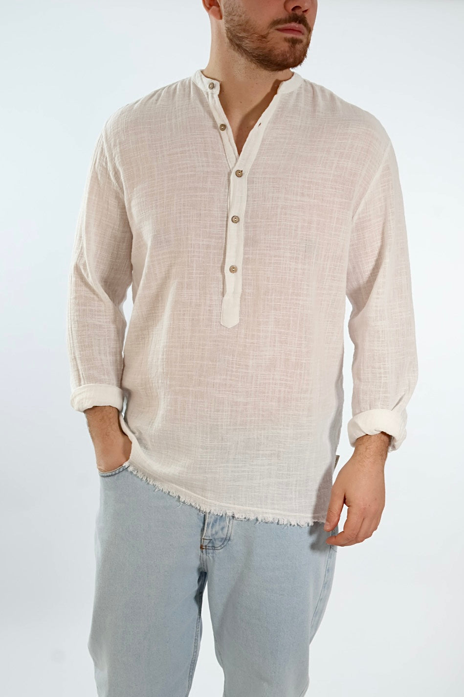 Camicia serafino Kaftano 002 BL11