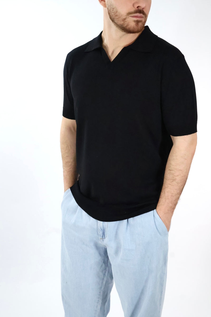 Polo in maglia lino/viscosa 338  LANDEK