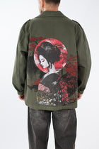 Overshirt cotone stampa J81 OVERD