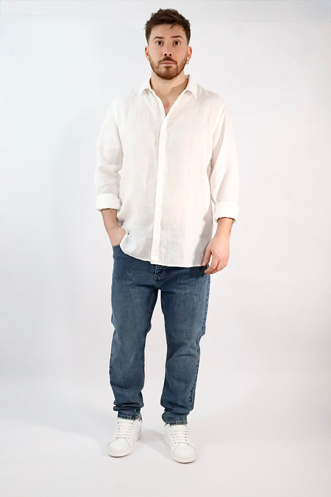 Camicia lino 251 BERNA