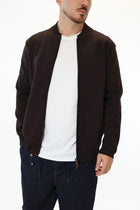 Maglioncino M14 lupetto full  zip moro OVERD