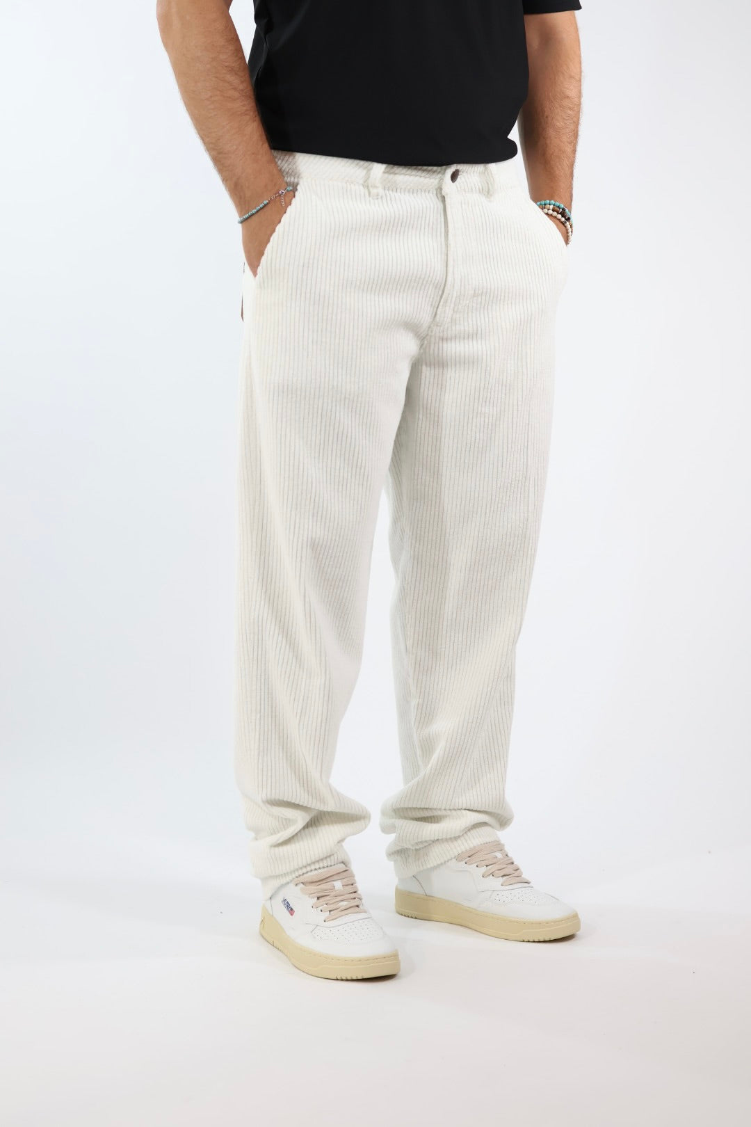 Pantalone velluto Meleda chino loose RV5BIA PONT
