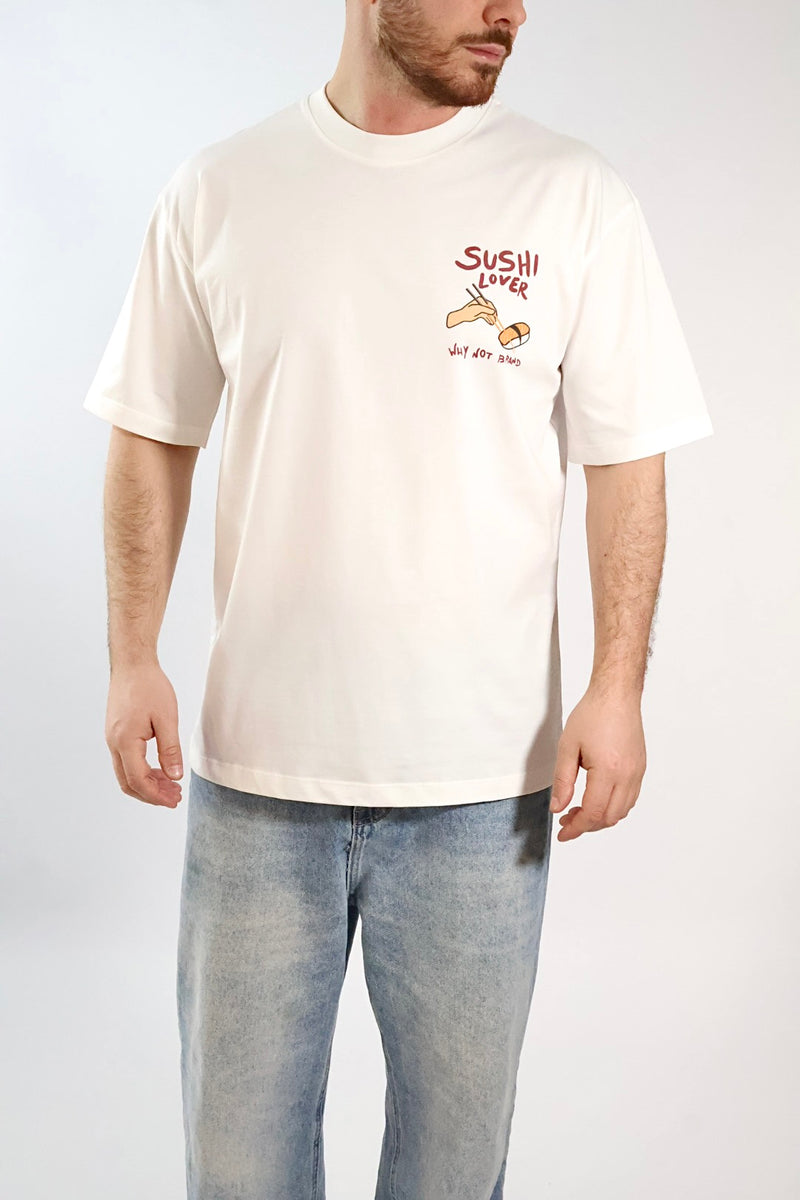 T shirt sushi lover MS81 WHY NOT BRAND