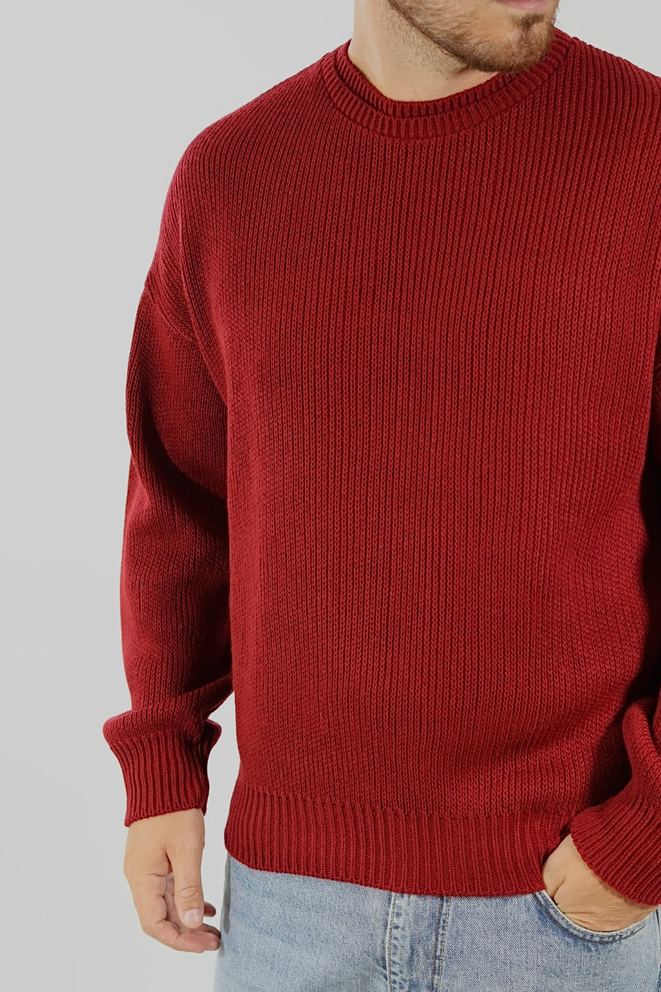 Maglione paricollo cropped fit  M55 OVERD