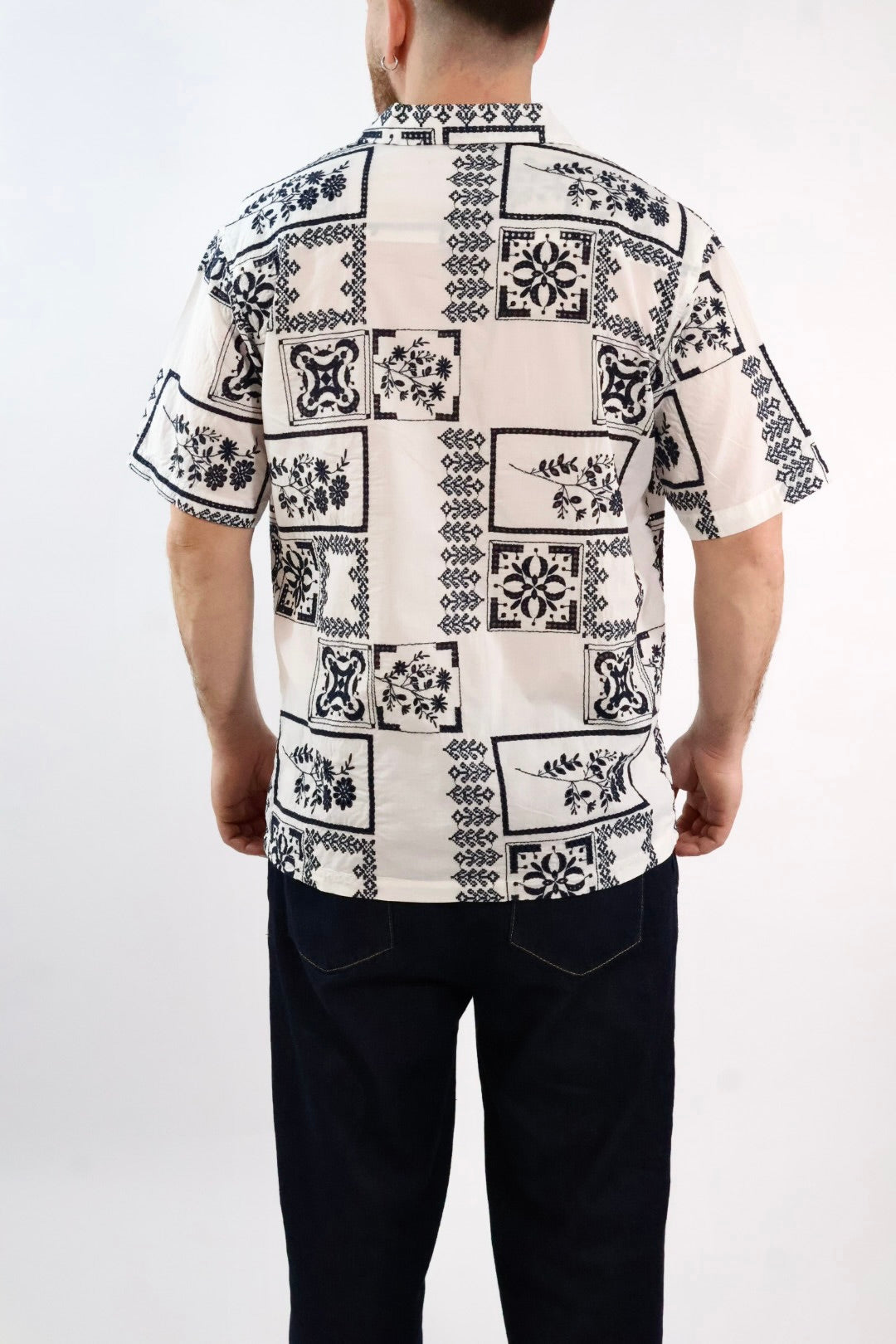 Camicia cotone fantasia m/m 835S GIANNI LUPO