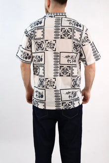 Camicia cotone fantasia m/m 835S GIANNI LUPO