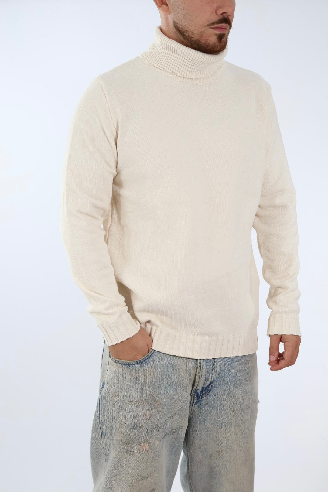 Maglione 391 dolcevita ciniglia LANDEK