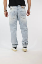 Jeans regular scritte 003 BERNA