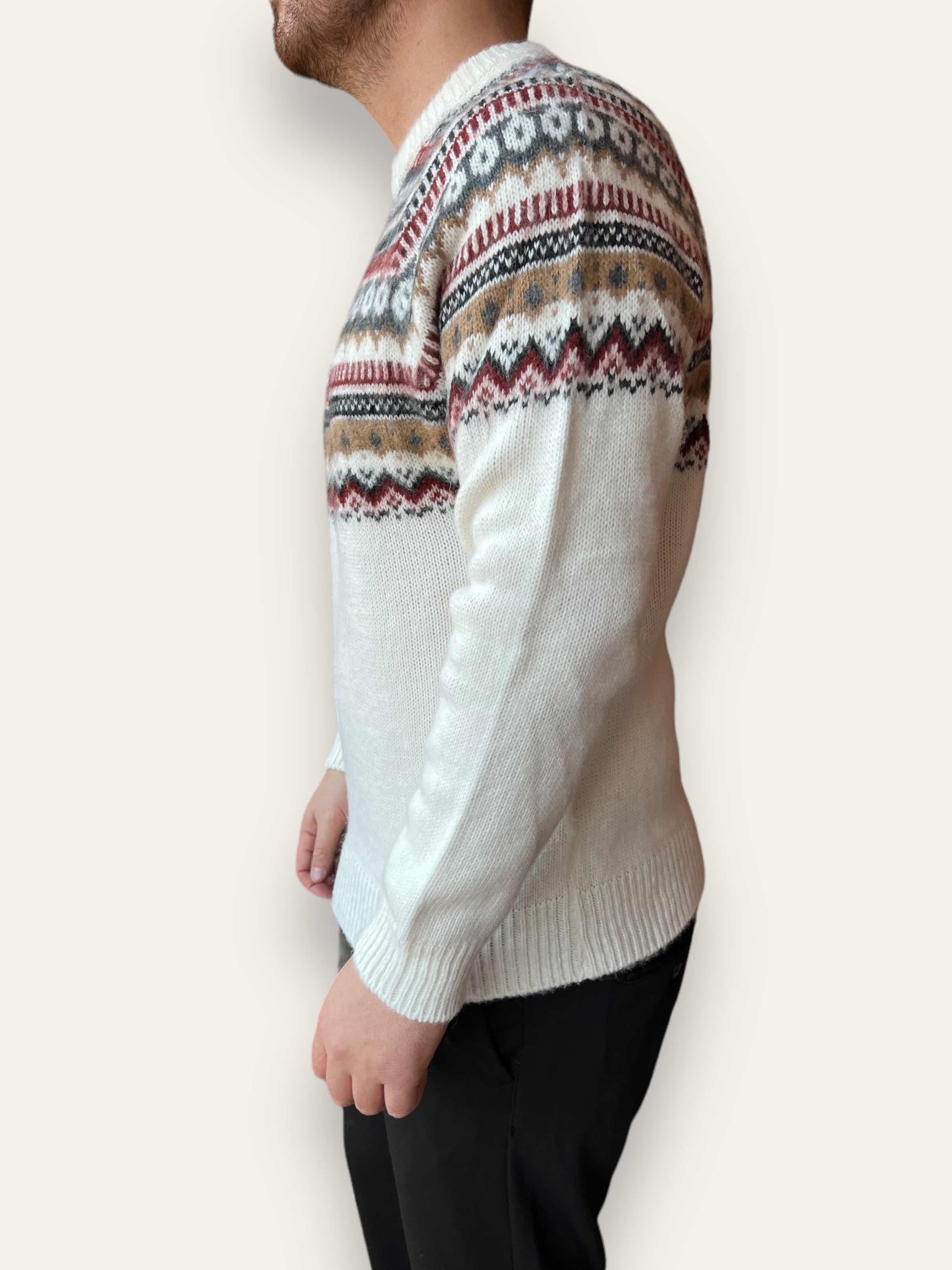 Maglione Jacquard BL11