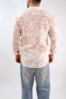 Camicia Lino ricami 841S  GIANNI LUPO