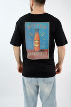 T-shirt stampa bitter  001  BL11