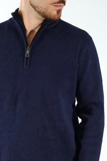 Maglioncino M70 lupetto zip Blu OVERD