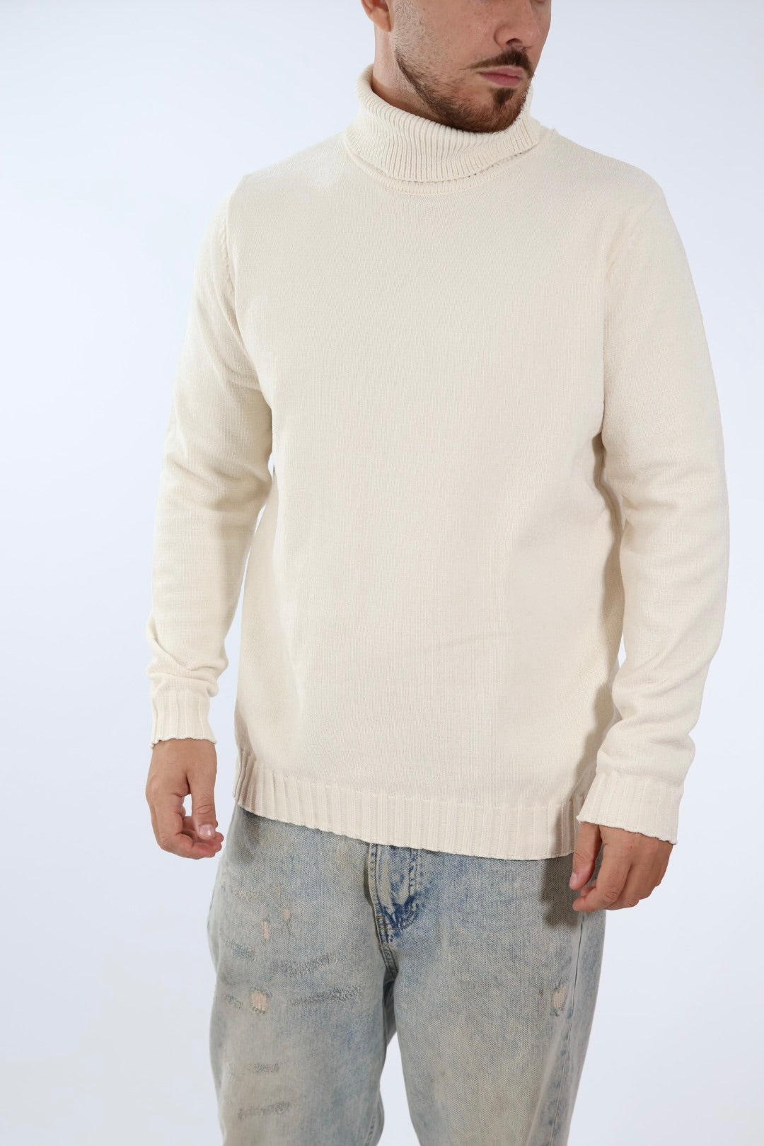 Maglione 391 dolcevita ciniglia LANDEK