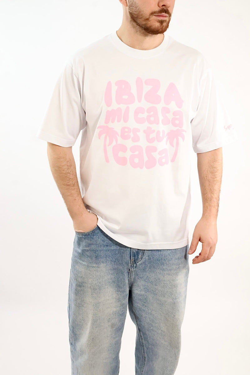 T-shirt stampa Ibiza mi casa  1949 SUPERCULTURE