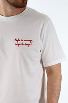 T shirt scritta ricamo  6192 J.W