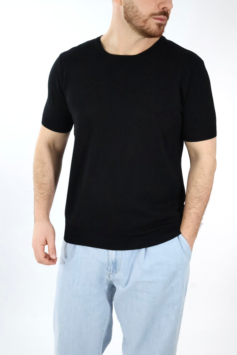 T-shirt in maglia lino/viscosa 335  LANDEK