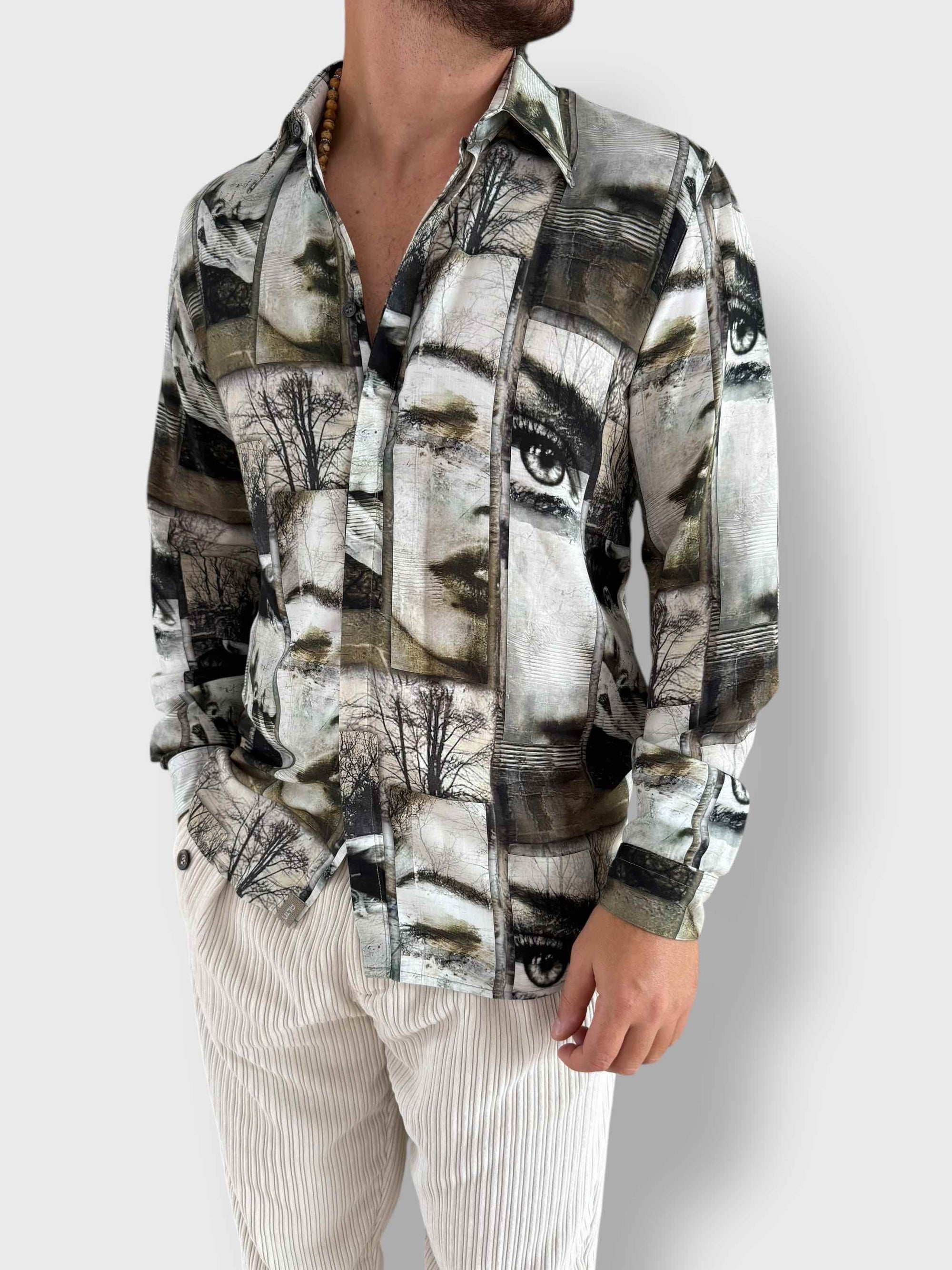 Camicia viscosa vento 3379 ALTATENSIONE