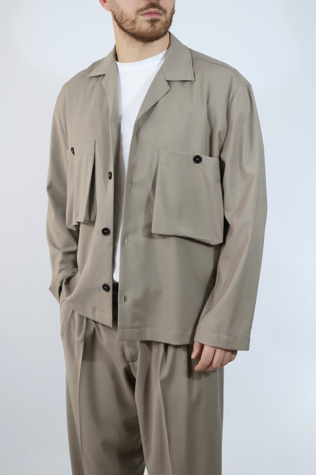 Camicia poliviscosa 625 I’M BRIAN