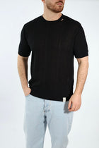T shirt maglia lavorata  001 BL11