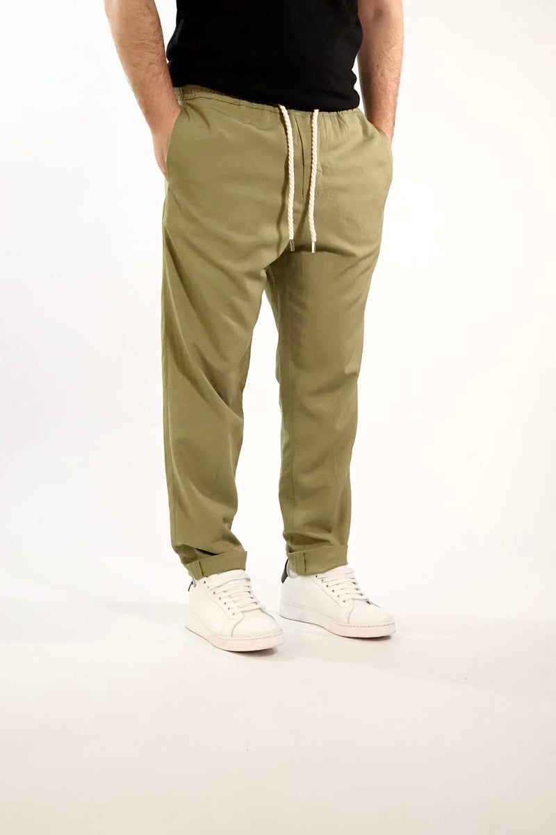 Pantalaccio viscosa/lino 226 BERNA