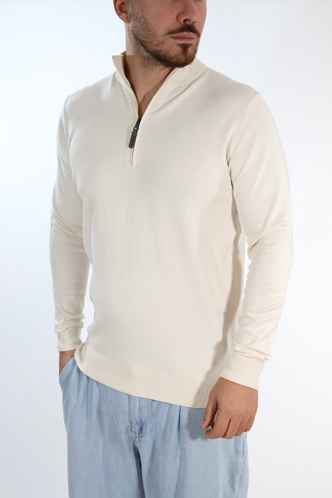 Maglioncino M25 zip lupetto  OVERD