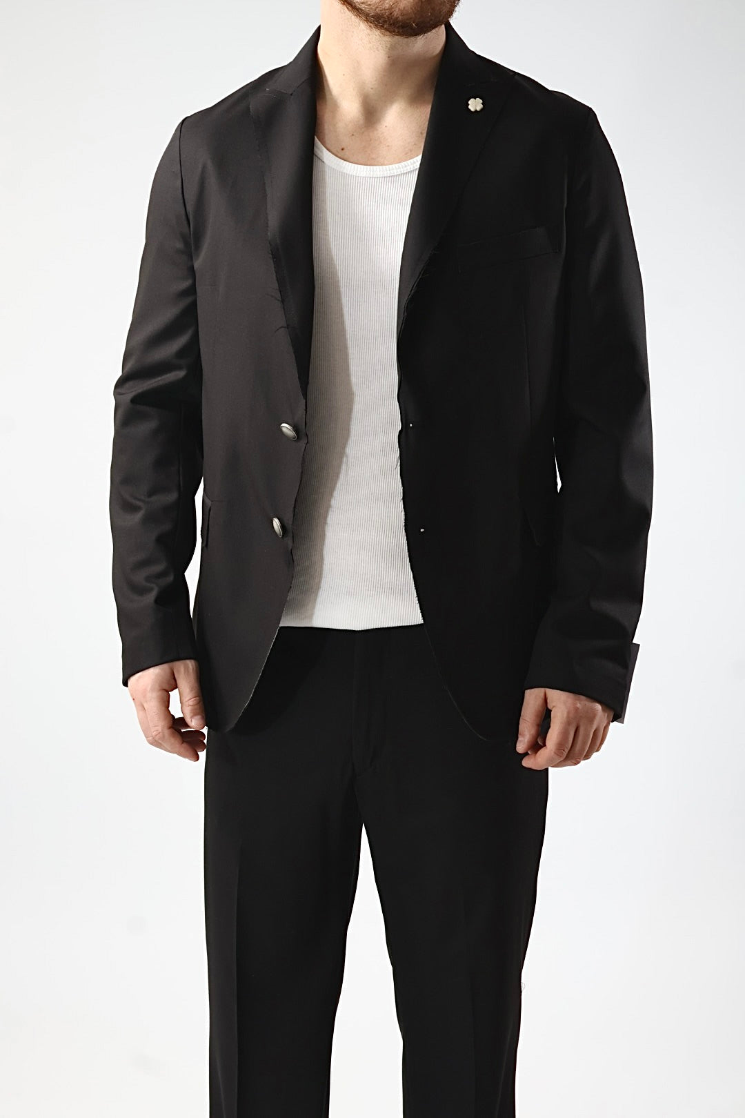 Giacca taglio vivo rever a lancia G61 OVER-D