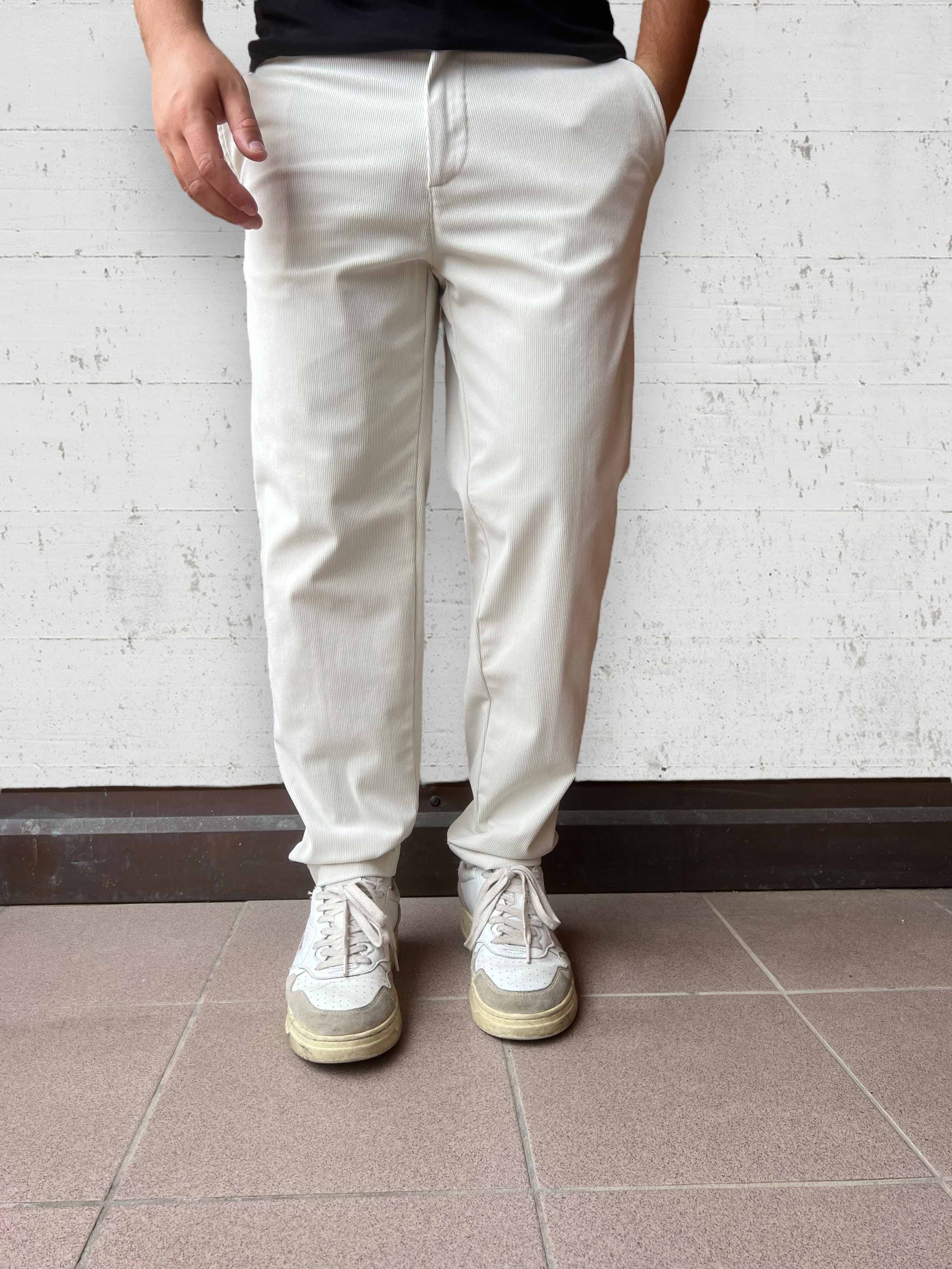 Pantalone dolce velluto ALTATENSIONE