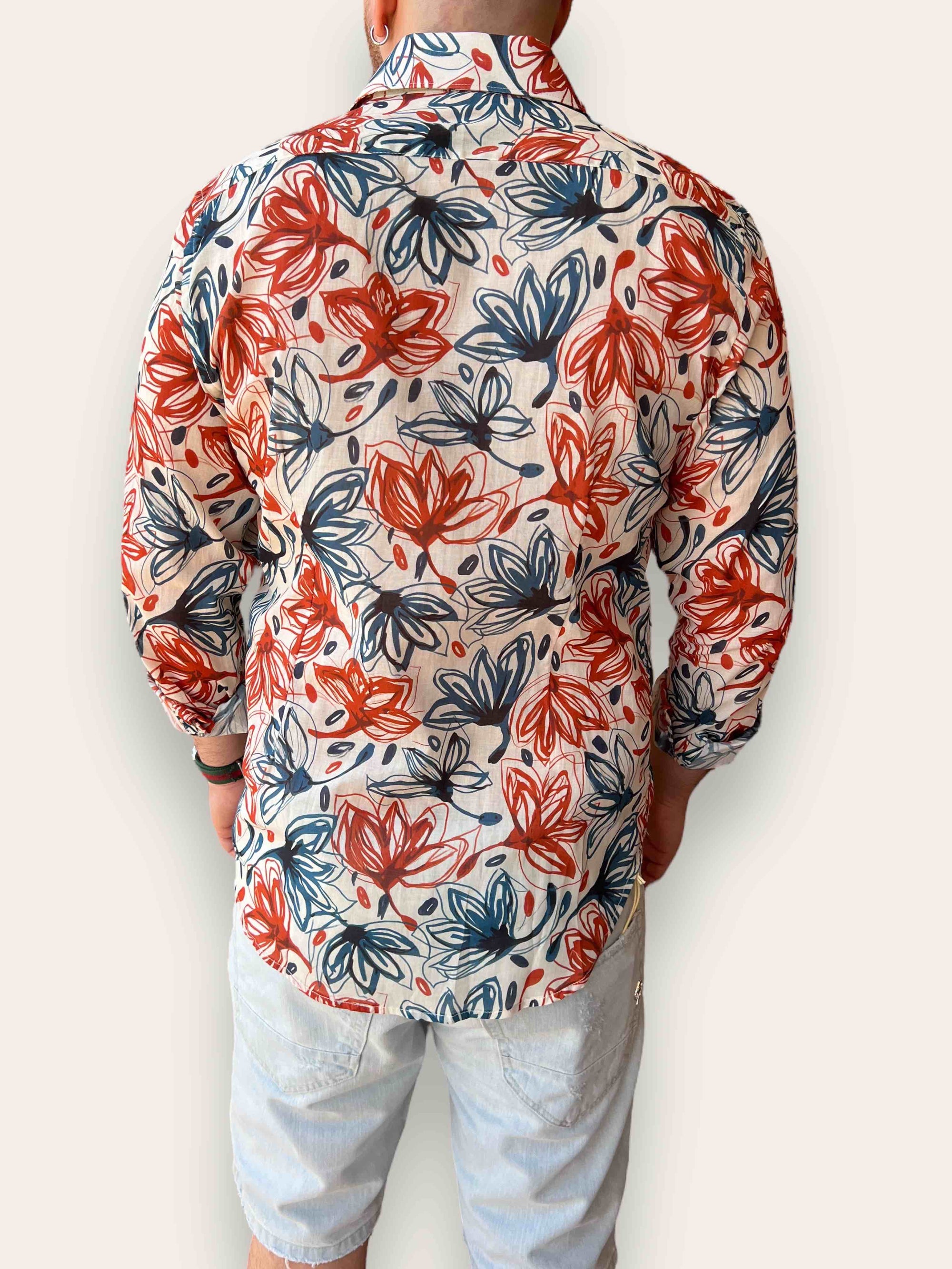 Camicia cotone fantasia SQUAD