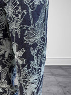 Pantalone ricamo floreale 126 BERNA