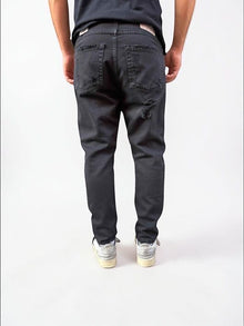 Pantalone cropped Maracana destroyed 077 BERNA