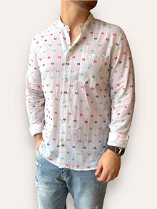 Camicia cotone fantasia OVERD