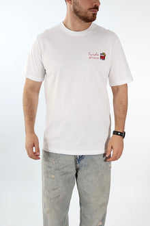 T shirt scritta ricamo 6031 J.W