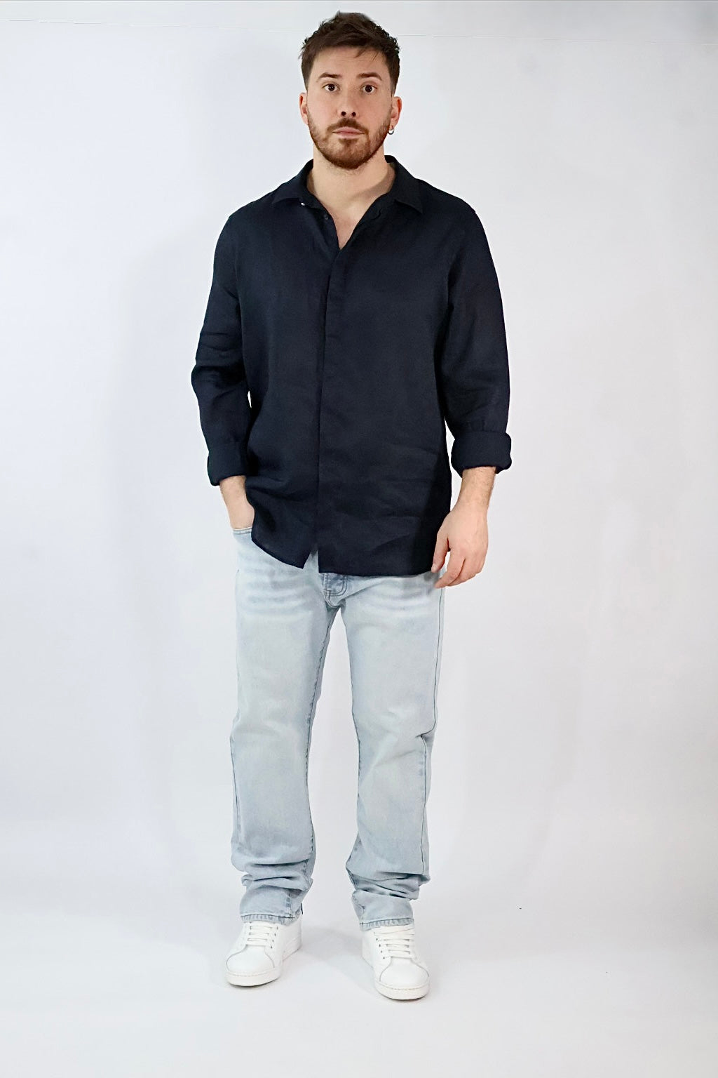 Camicia lino 251 BERNA