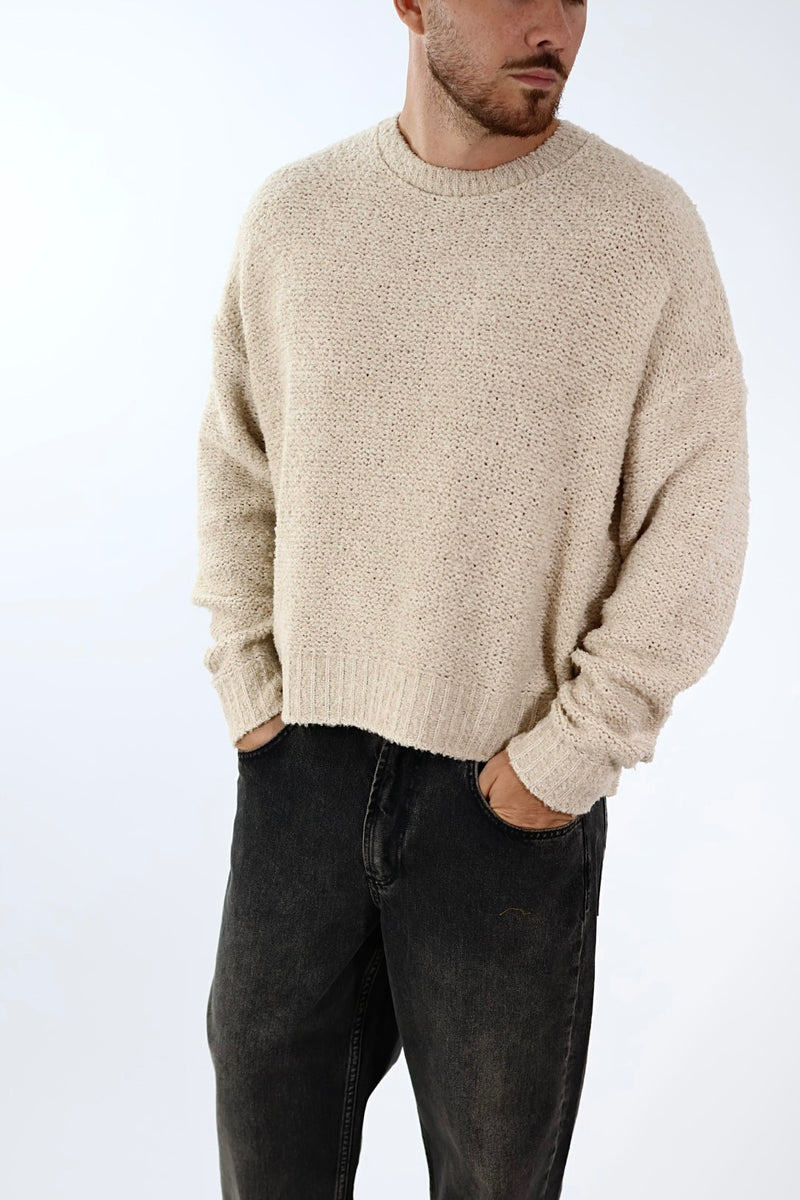 Maglione boucle cropped fit M65 OVERD