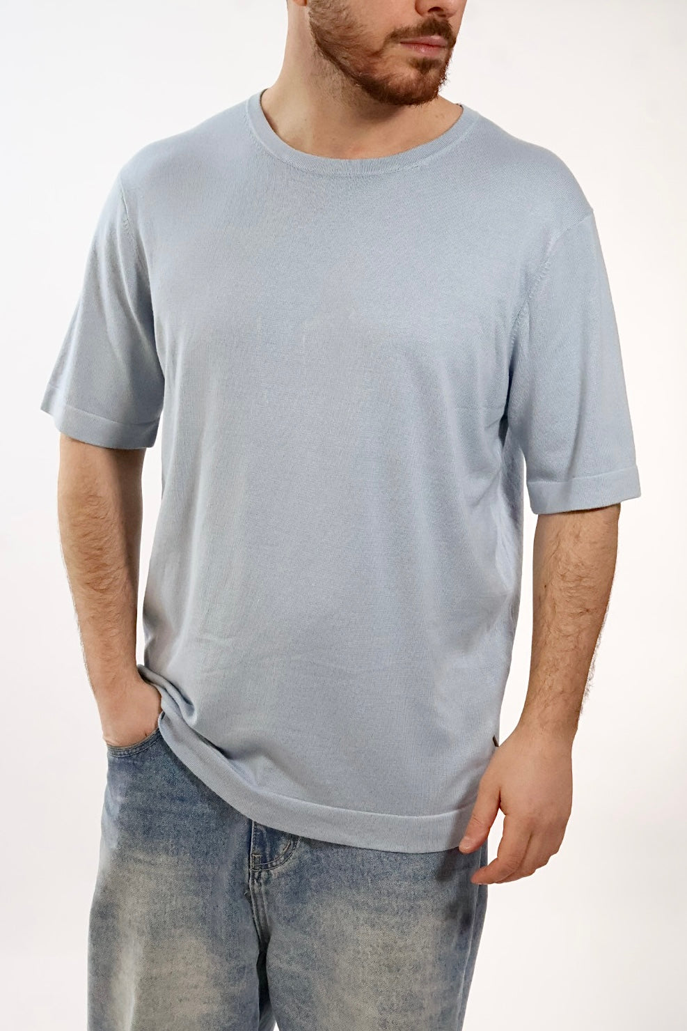 T-shirt in maglia m/m 928 ONLY E SONS