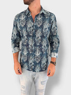 Camicia cotone ananas BERNA