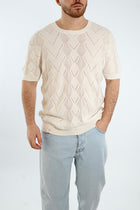 T-shirt in maglia traforata 325 GIANNI LUPO